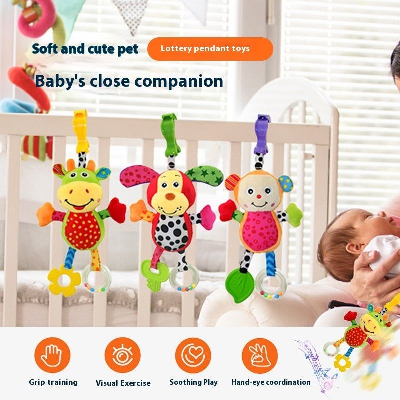 Baby Toys Educational Comfort Crib Hanging Baby Biteable