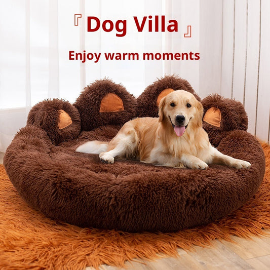 Plush Kennel Thickened Pet Bed Large Pet Mat